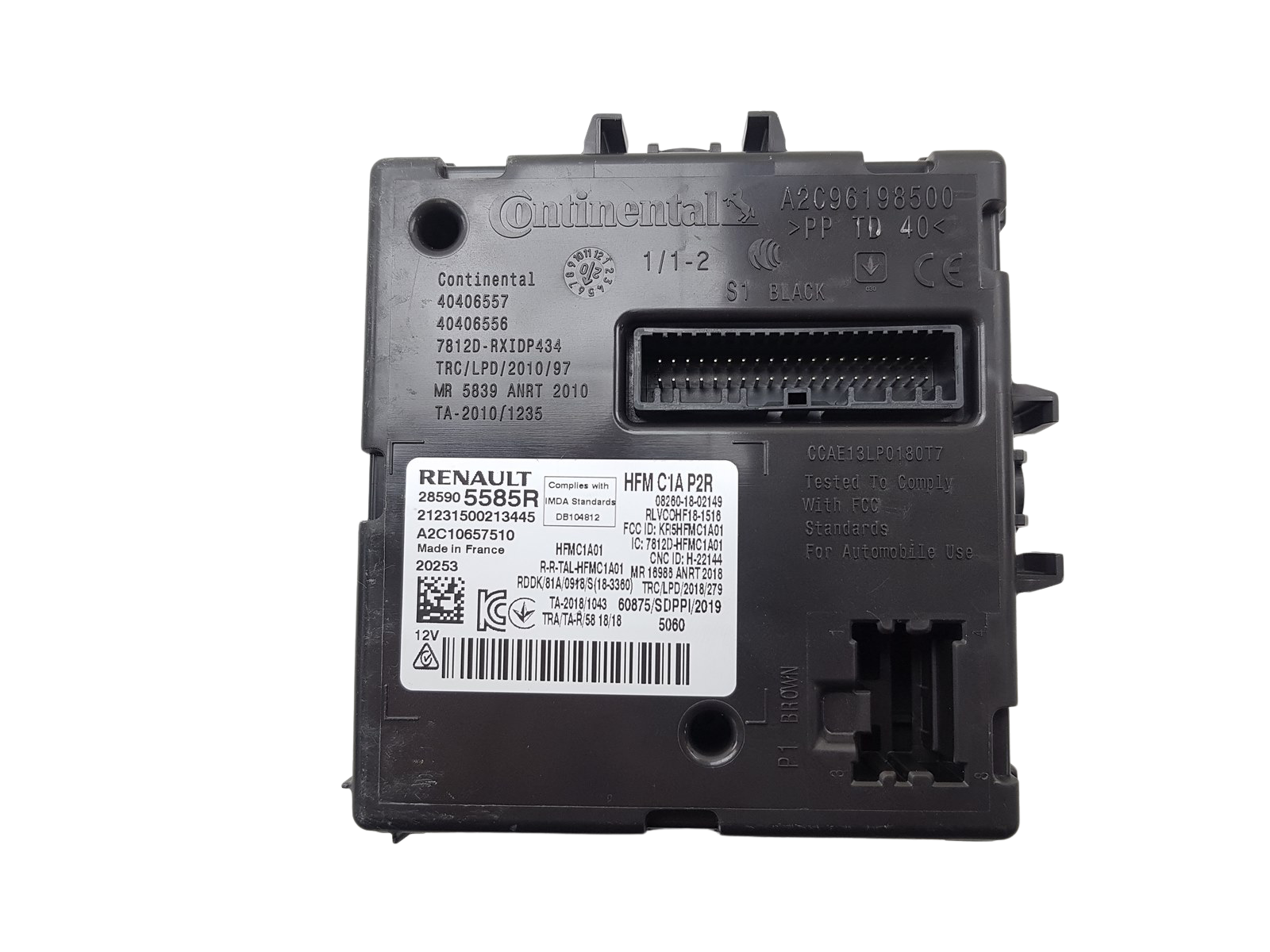 Módulo da unidade de controle Renault Clio 5 Zoe 285905585R A2C10657510 0km 7 main product photo