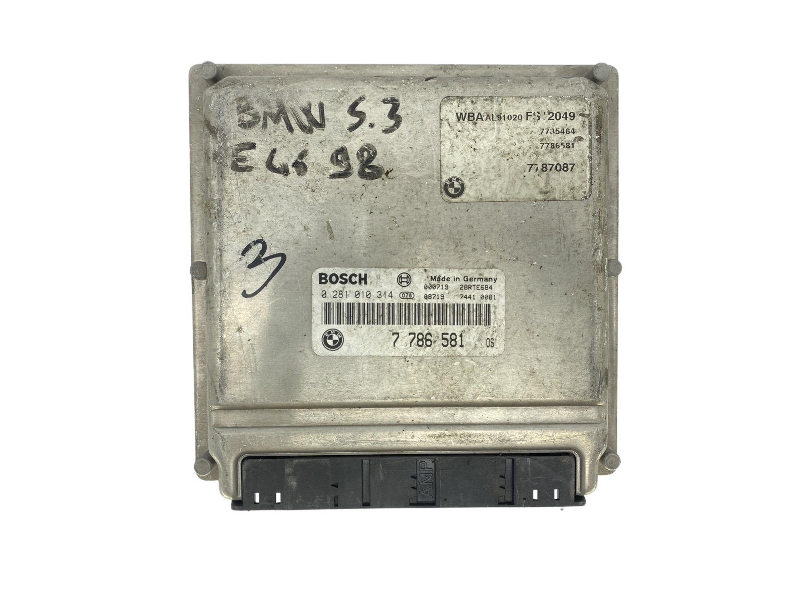 Unidade de Controlo 0281010314 7786581 BMW Bosch 57197 main product photo