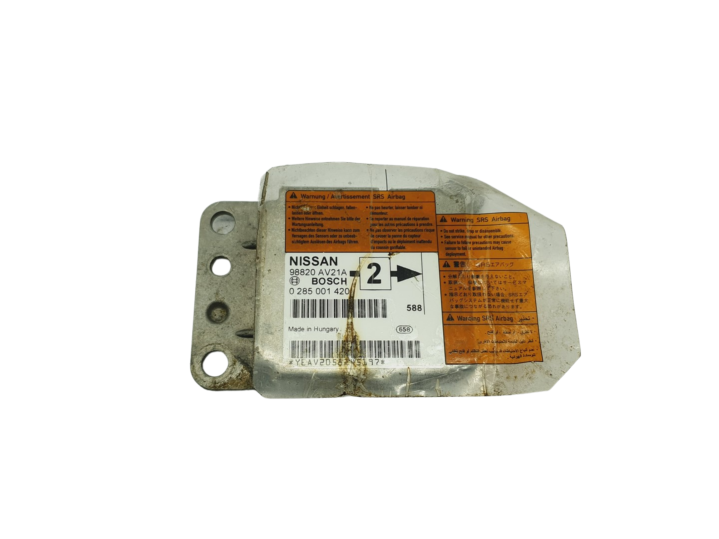 Módulo da unidade de controle 98820AV21A 0285001420 Nissan Bosch main product photo