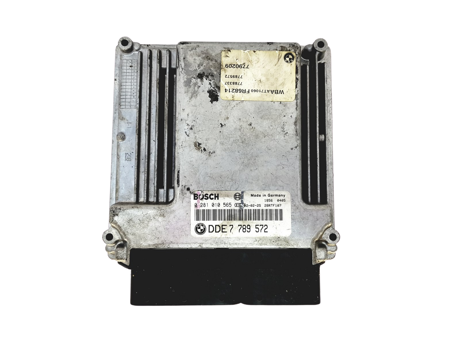 Unidade de Controlo do Motor ECU BMW 7789572 0281010565 Bosch 28261 main product photo