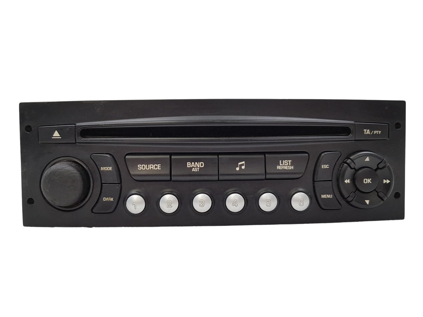 Rádio leitor de CD Citroen Peugeot 96662669XT PSARCD441-70 Continental 1317 main product photo