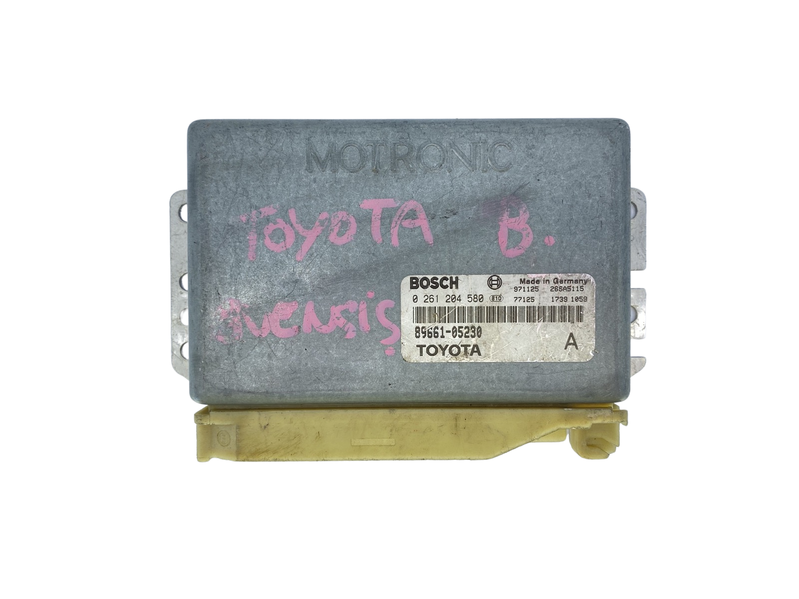 Unidade de Controlo 89661-05230 0261204580 Toyota Bosch main product photo