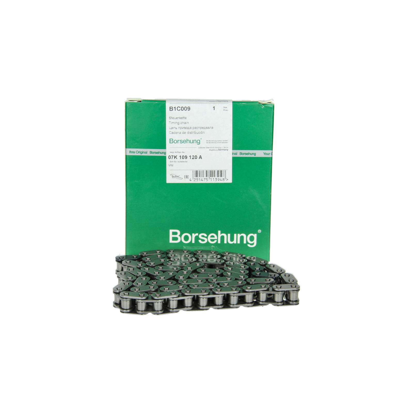 Corrente de distribuição 07K109120A B1C009 Volkswagen Borsehung main product photo