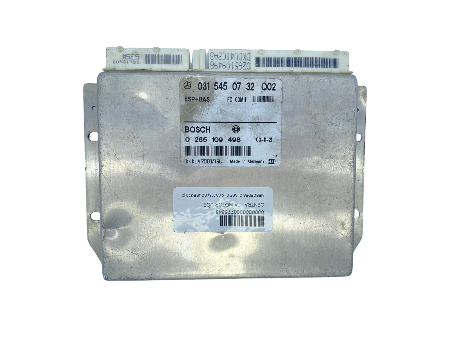 Unidade de Controlo ESP 0315450732 0265109498 Mercedes Bosch 63586 main product photo