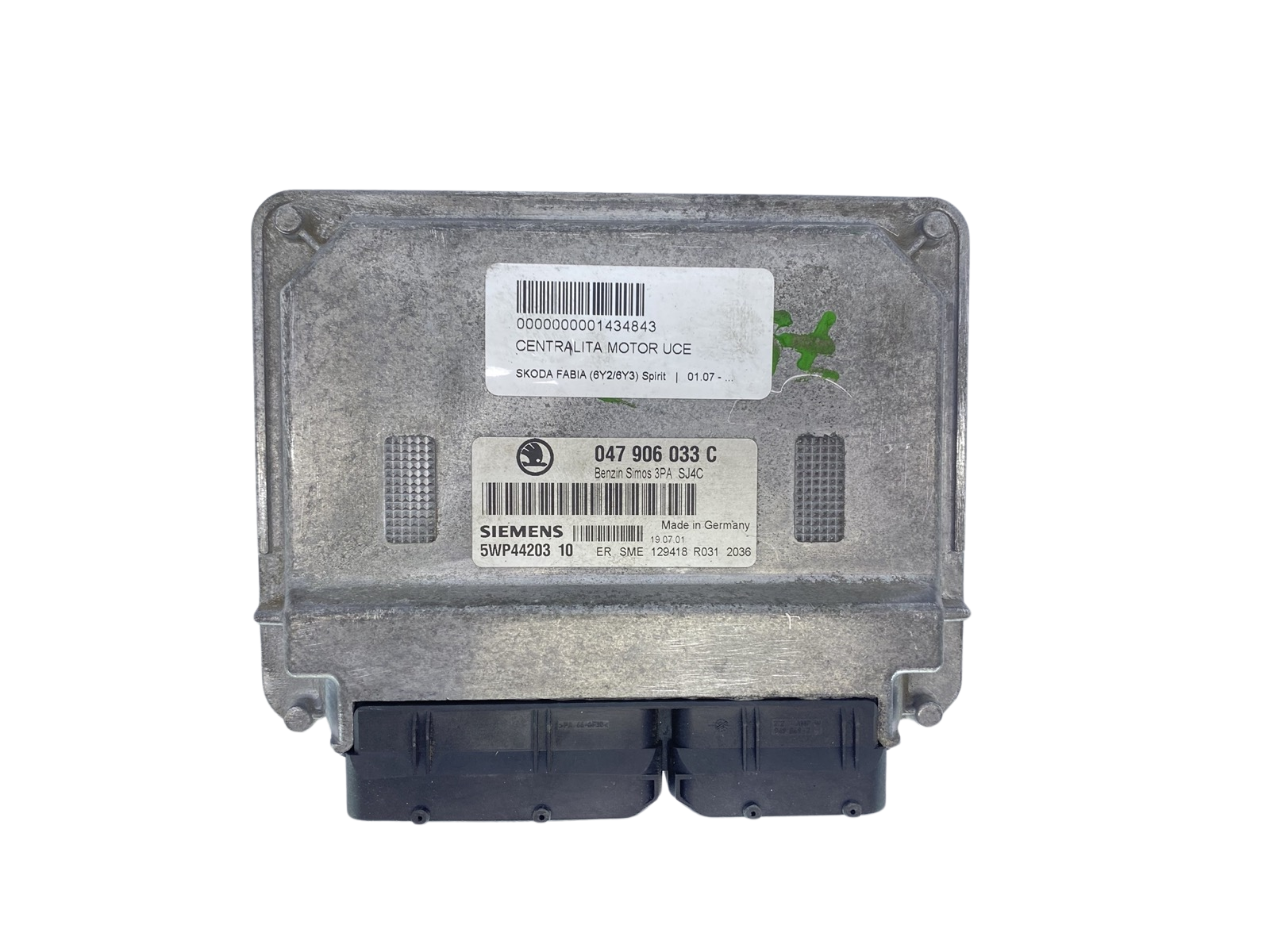 Unidade de Controlo 047906033C 5WP44203 10 Skoda Siemens 63150 main product photo
