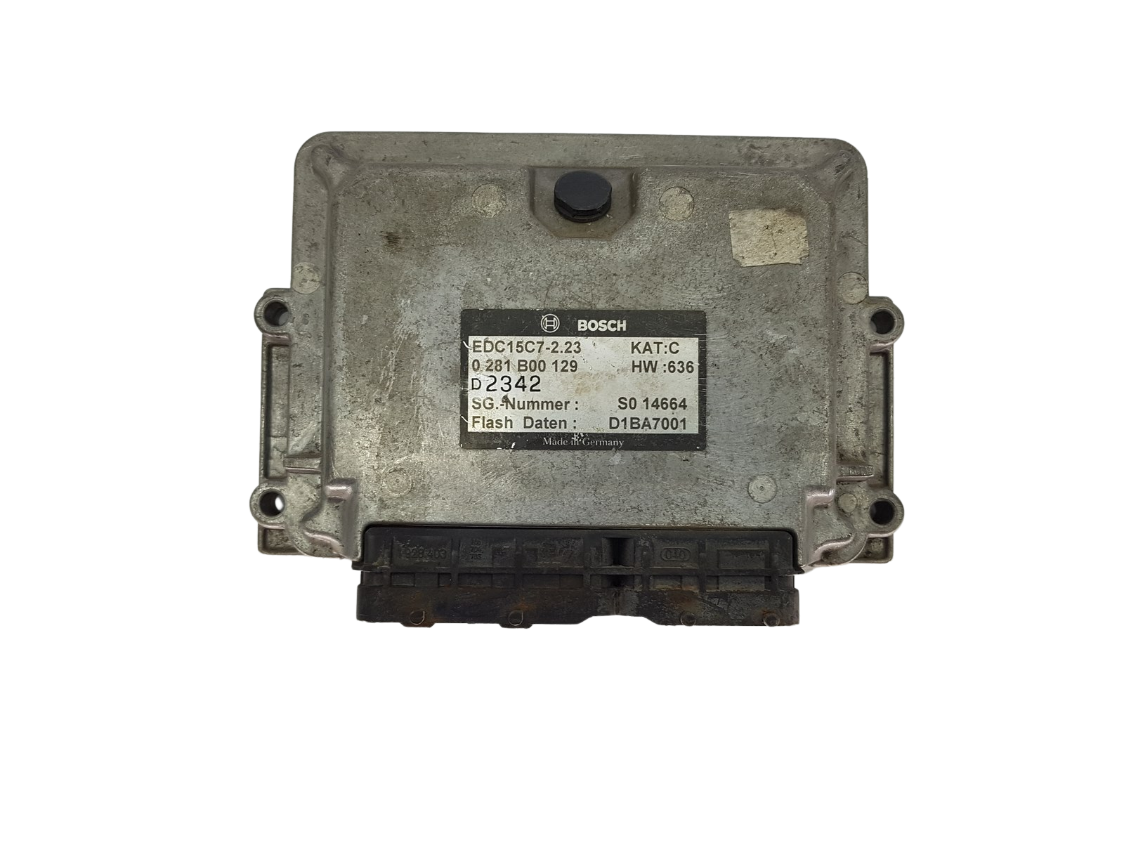 Unidade de Controlo 0281B00129 EDC15C7-2.23 Fiat Bosch main product photo