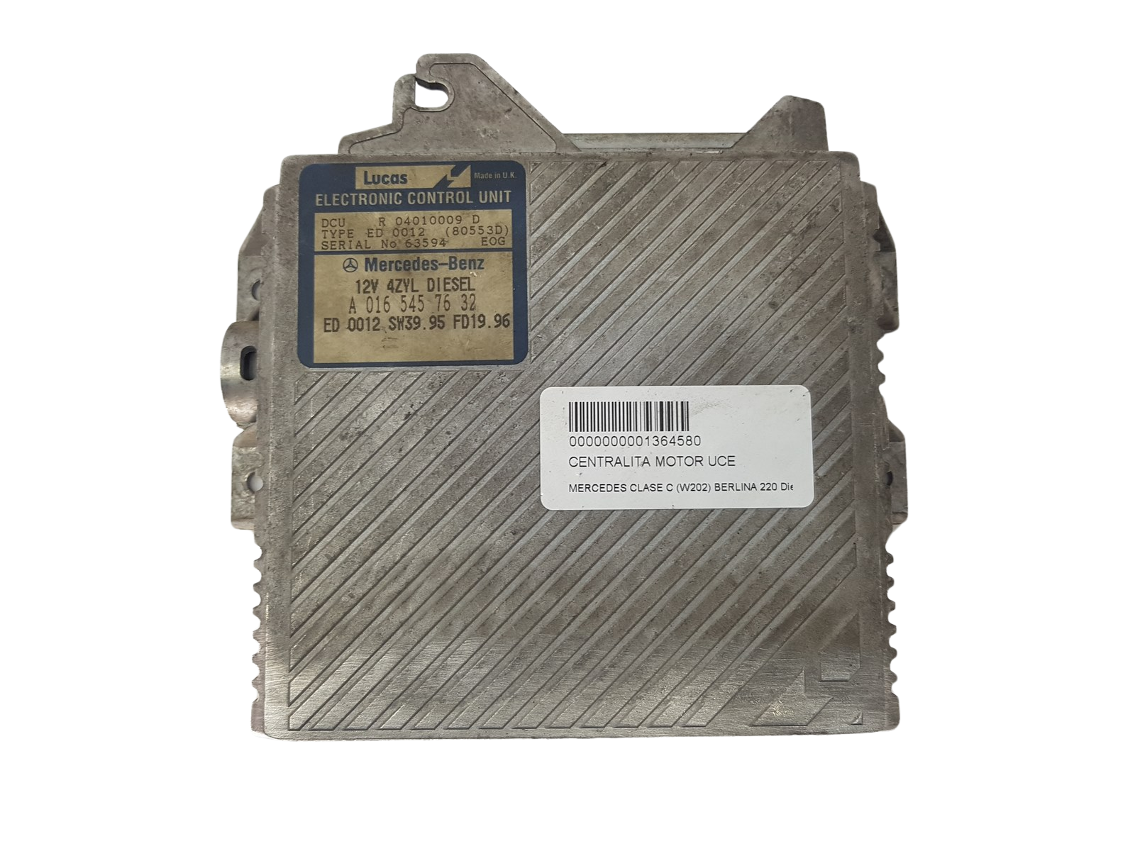 Unidade de Controlo A0165457632 R04010009D Mercedes 3329 main product photo
