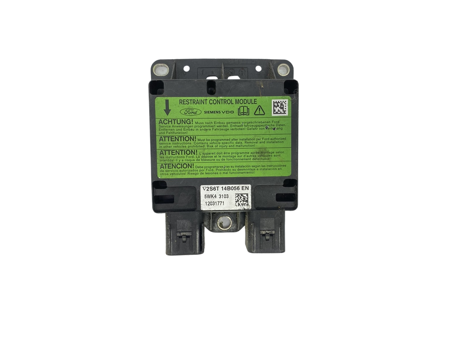 Módulo da unidade de controle 2S6T14B056EN 5WK43103 Ford Siemens 58309 main product photo