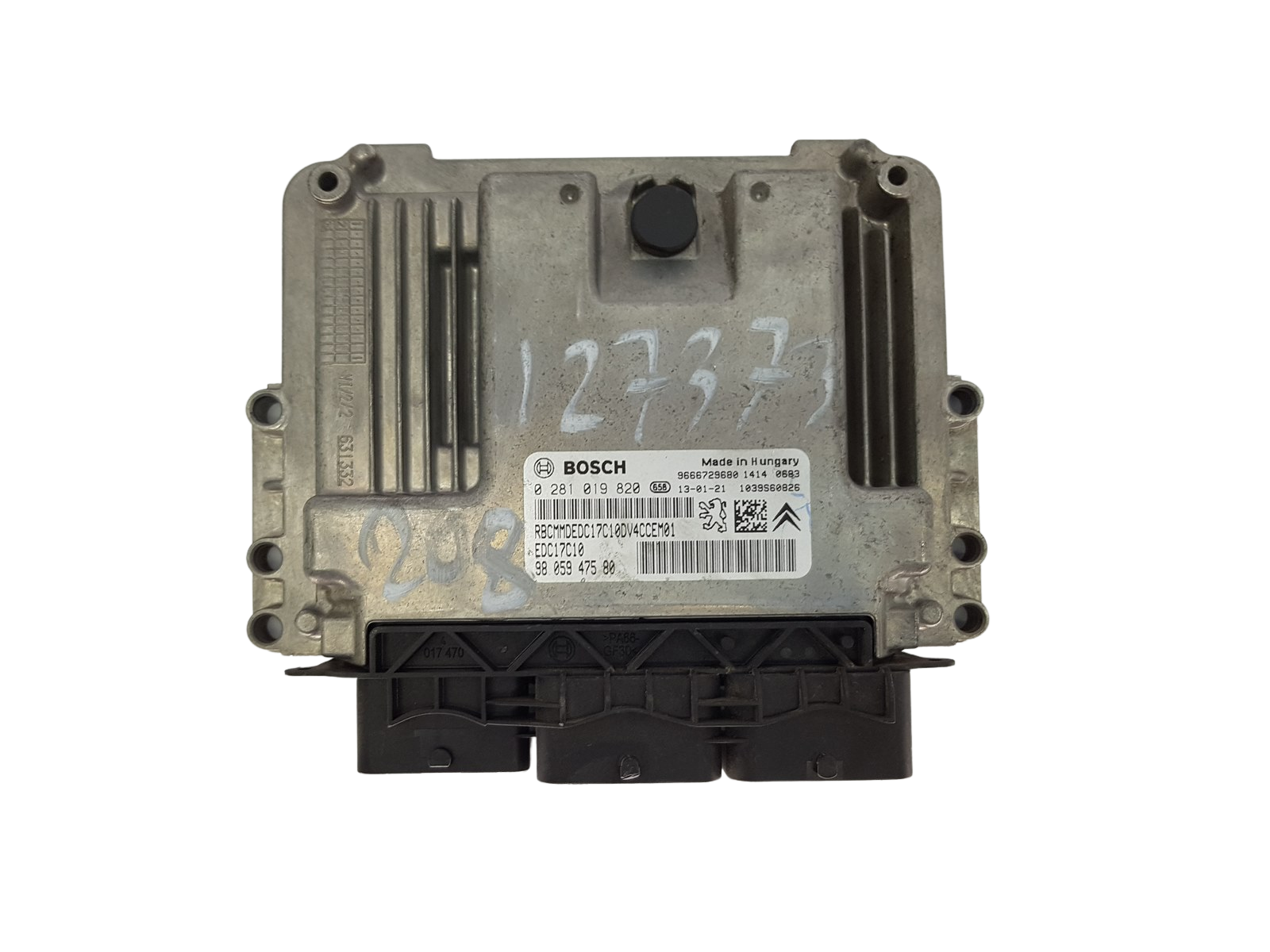 Unidade de Controlo 9805947580 0281019820 9666729680 PSA Bosch 19418 main product photo