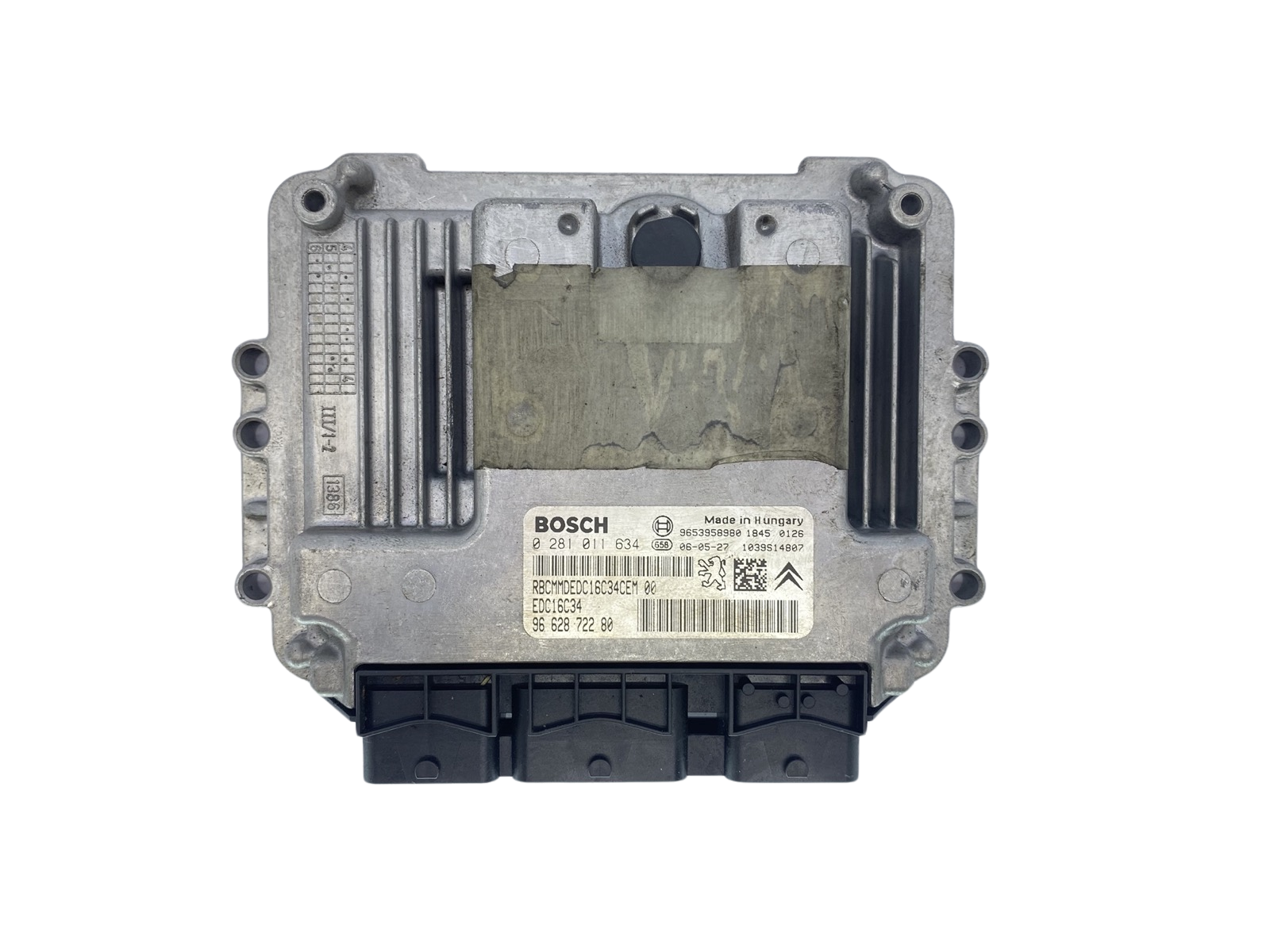 Unidade de Controlo 0281011634 9662872280 9653958980 PSA Bosch 63202 main product photo