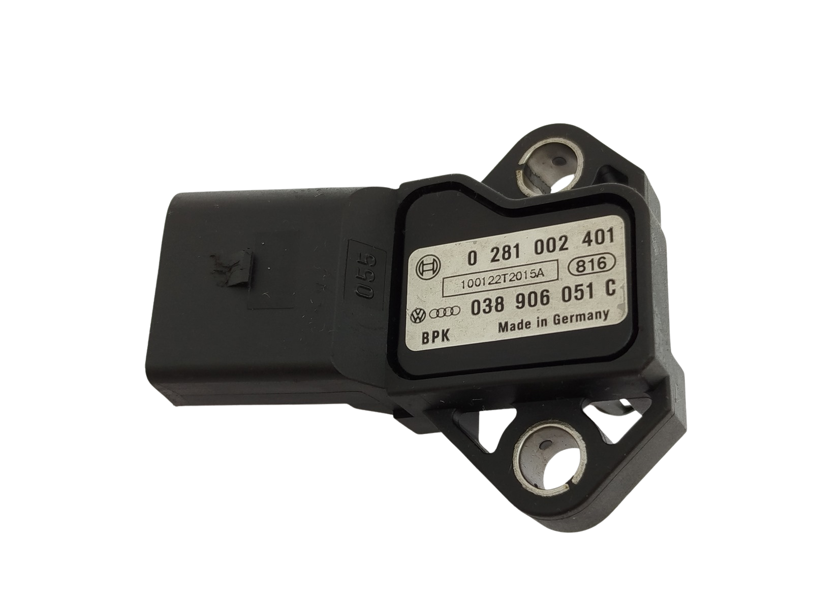 Sensor Pressão Ar VW Audi Skoda Seat 038906051C 0281002401 Bosch main product photo