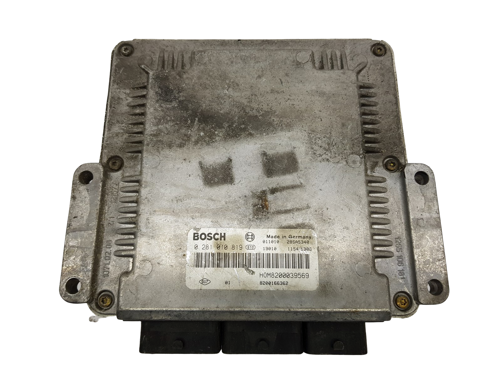 Unidade de Controlo Renault Fiat 0281010819 8200039569 8200166362 Bosch main product photo