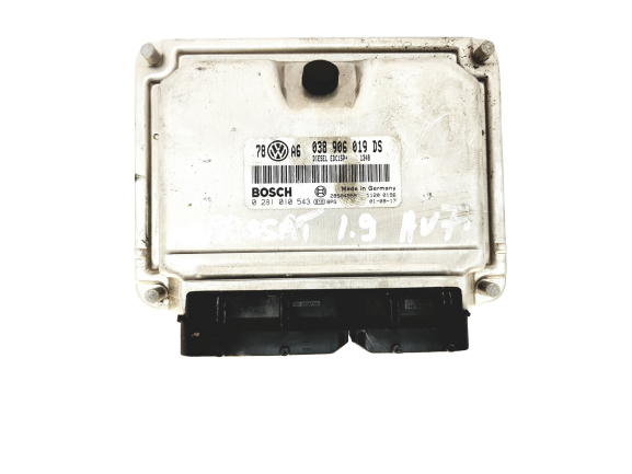 Unidade de Controlo 038906019DS 0281010543 Volkswagen Bosch 18283 main product photo