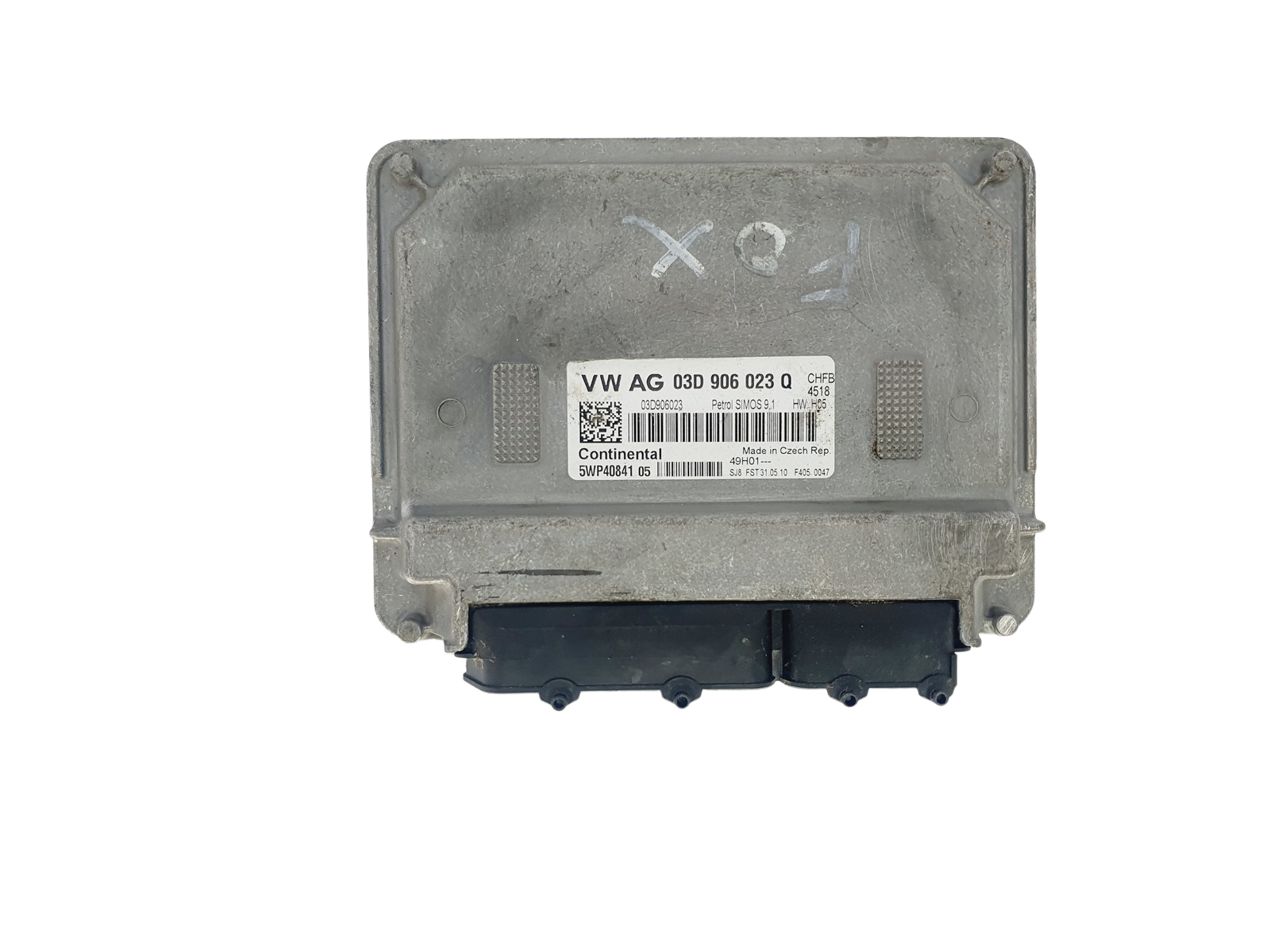 Unidade de Controlo 03D906023Q 5WP40841 05 SIMOS 9.1 VW Continental main product photo