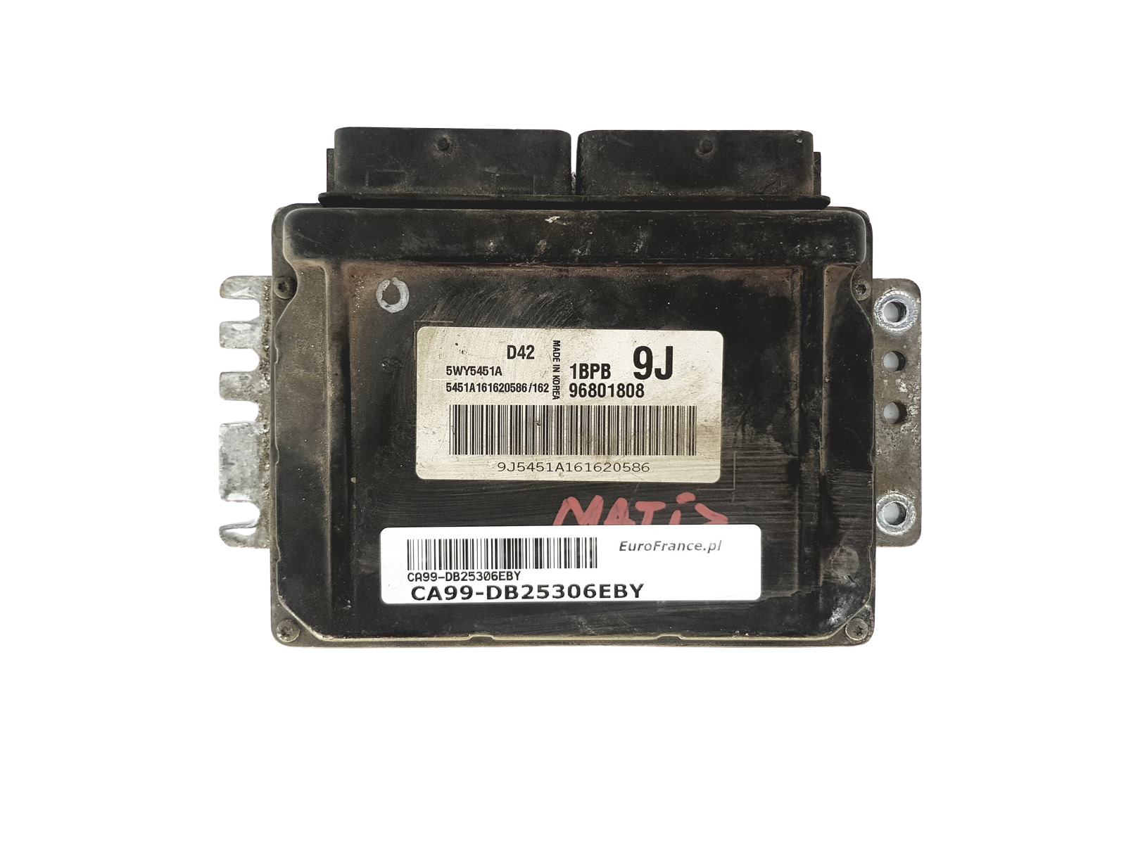 Unidade de Controlo 5WY5451A 96801808 D42 Chevrolet Kemsco 25306 main product photo