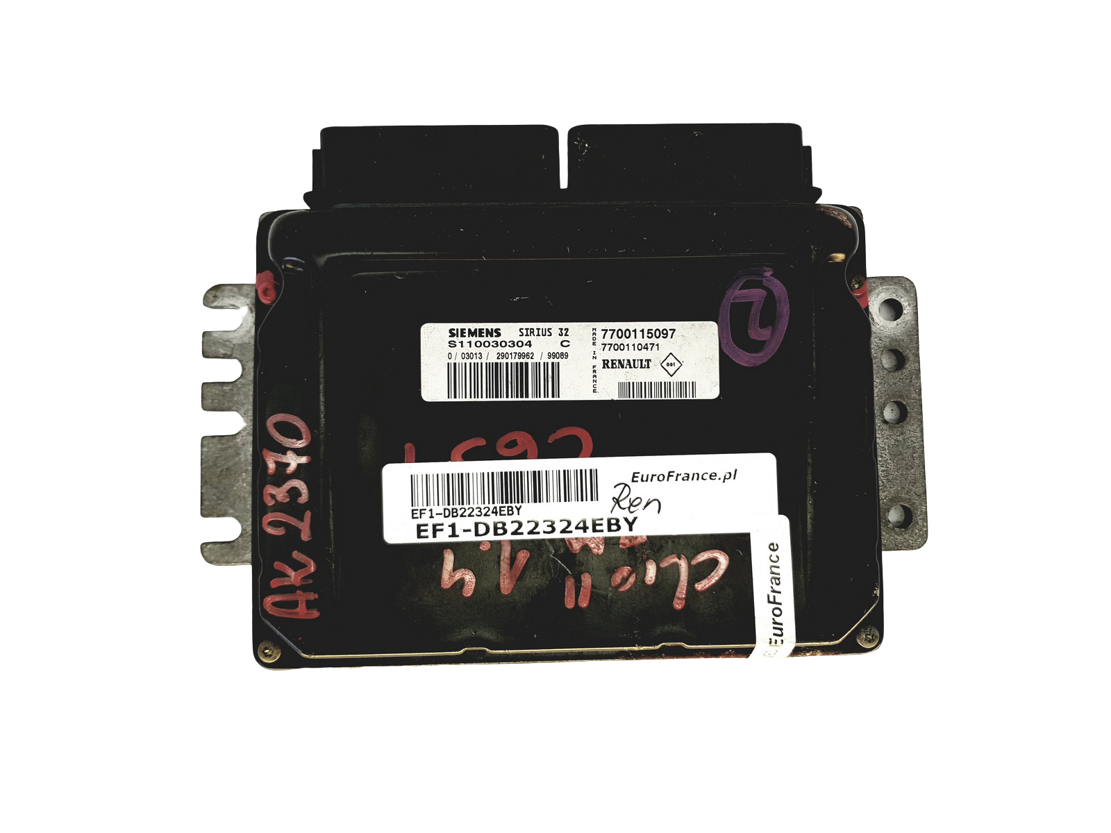 Unidade de Controlo S110030304C 7700115097 7700110471 Renault Siemens 22324 main product photo