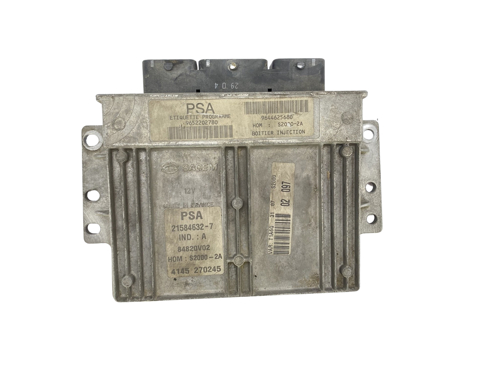 Unidade de Controlo 9652202780 9644625680 21584632-7 PSA Sagem 59733 main product photo