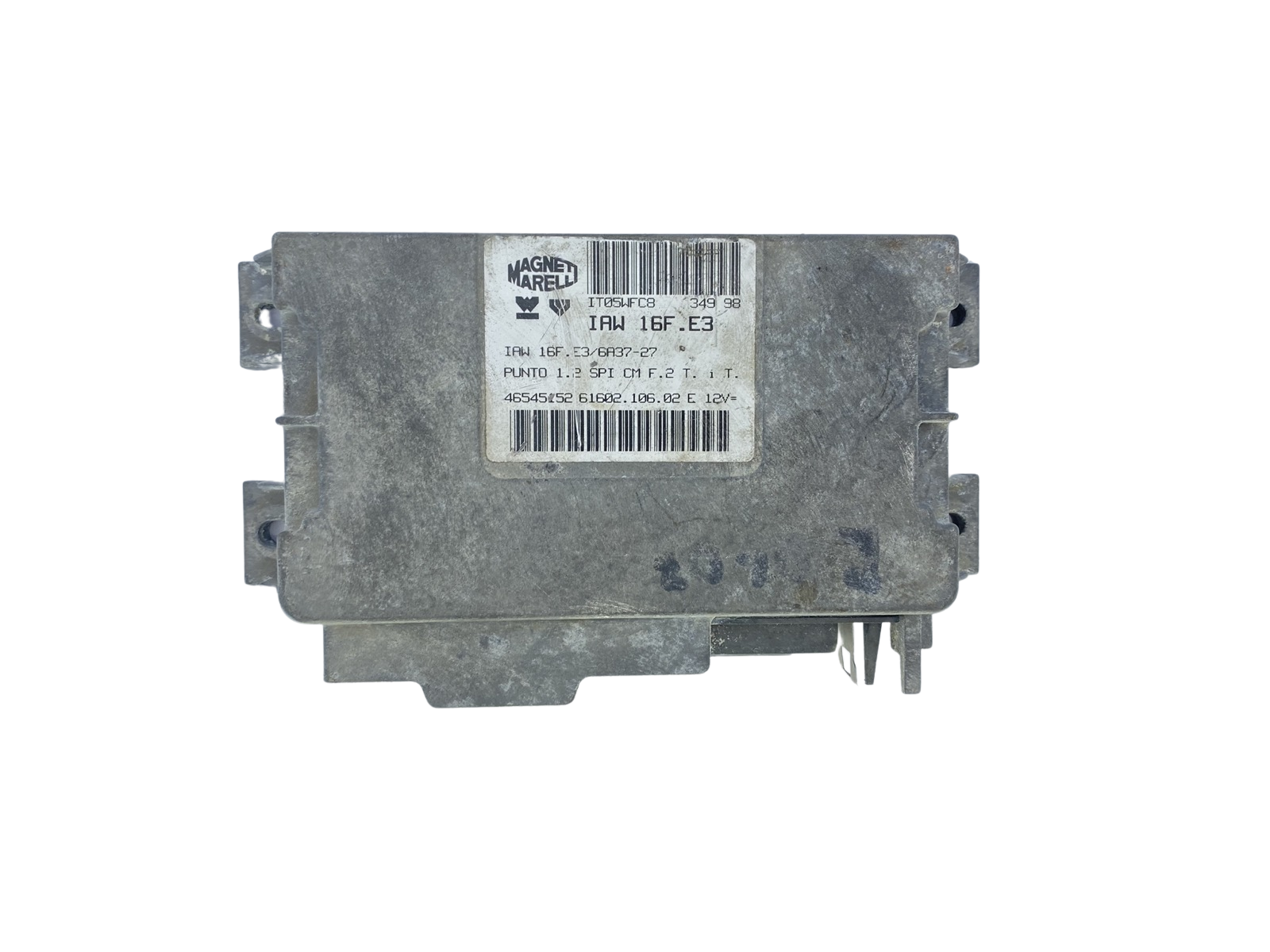 Unidade de Controlo IAW16F.E3 46545152 61602.106.02 Fiat Magneti Marelli 55378 main product photo