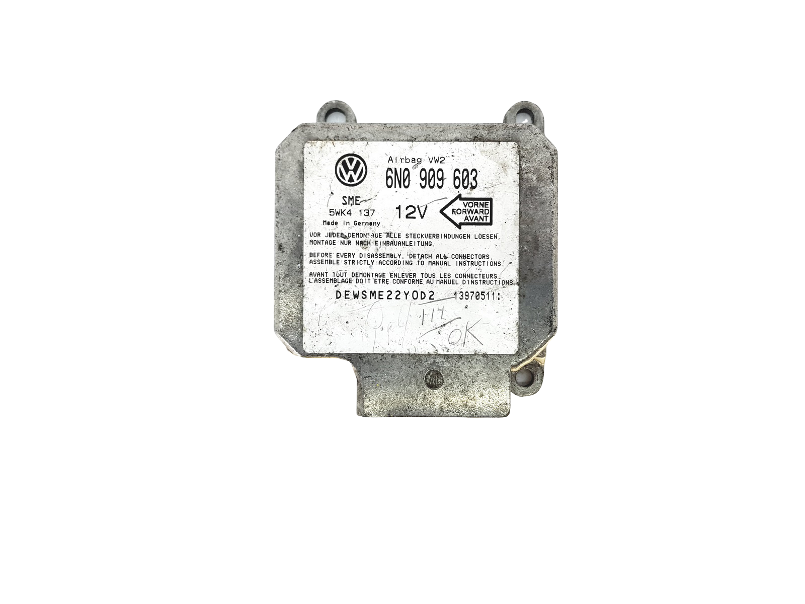 Módulo da unidade de controle 6N0909603 5WK4137 VW Siemens 22982 main product photo