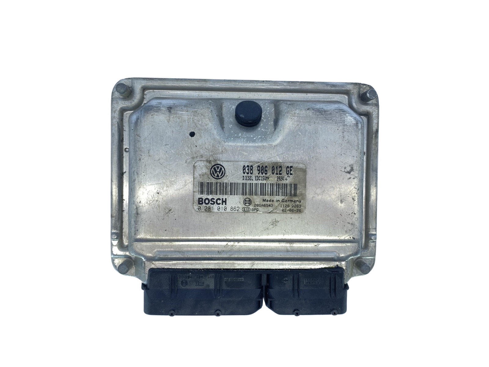 Unidade de Controlo 038906012GE 0281010862 VW Seat Skoda Bosch 63010 main product photo