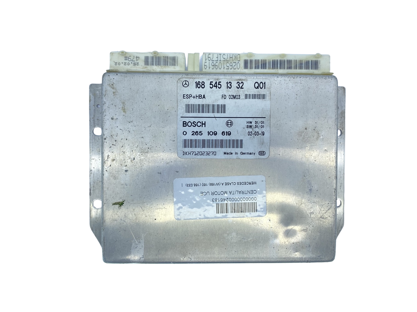 Unidade de Controlo 1685451332Q01 0265109619 Mercedes Bosch 64027 main product photo