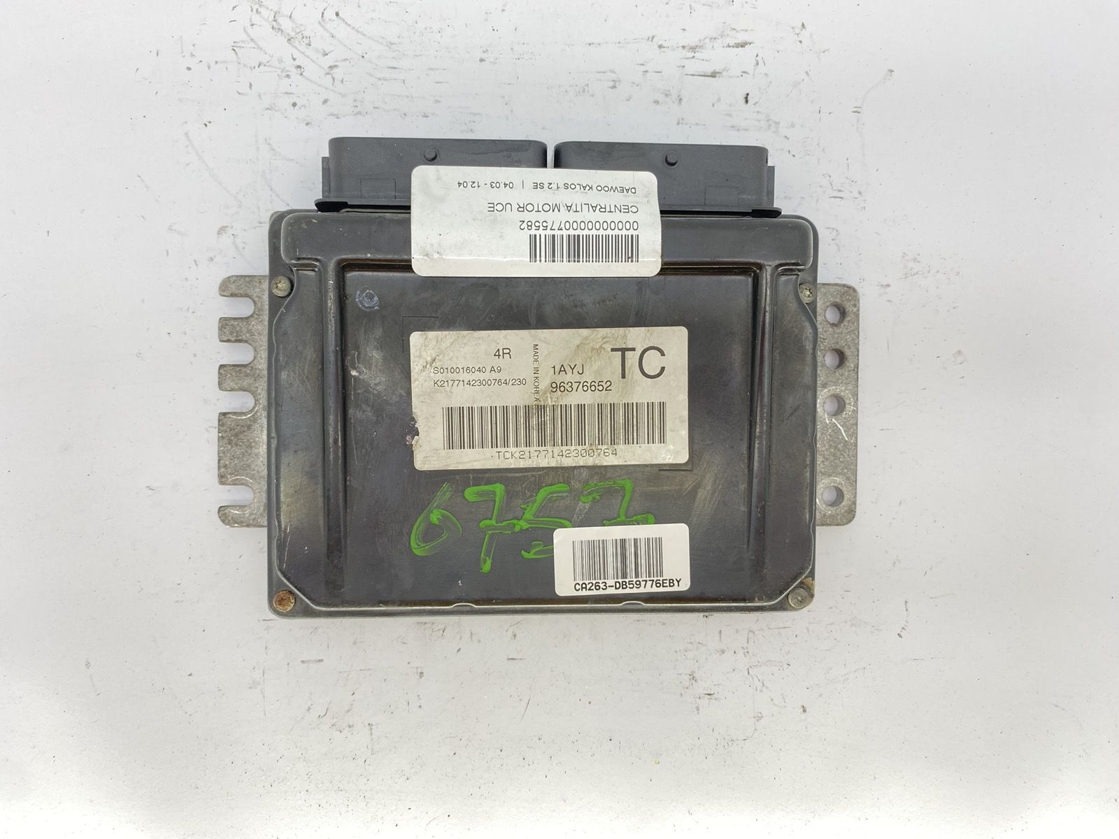 Unidade de Controlo 96376652 S010016040A9 1AYJ Chevrolet Daewoo Kemsco 59776 main product photo