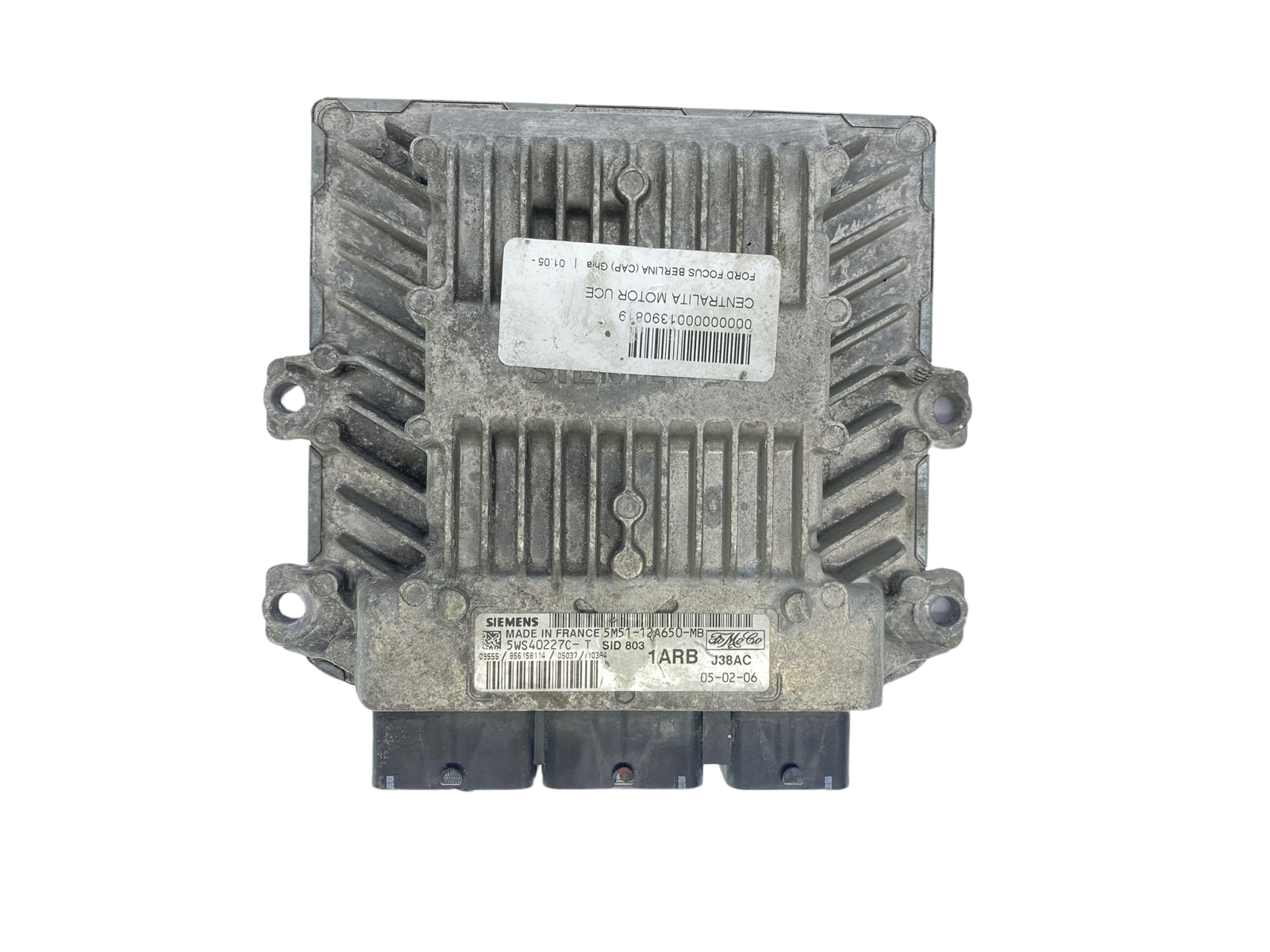 Unidade de Controlo 5WS40227C-T 5M51-12A650-MB Ford Siemens 63396 main product photo