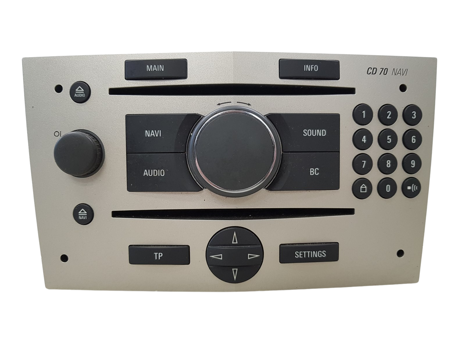 Rádio leitor de CD 70 NAVI Opel Astra 13262750 CN 383555646 UCE Siemens main product photo
