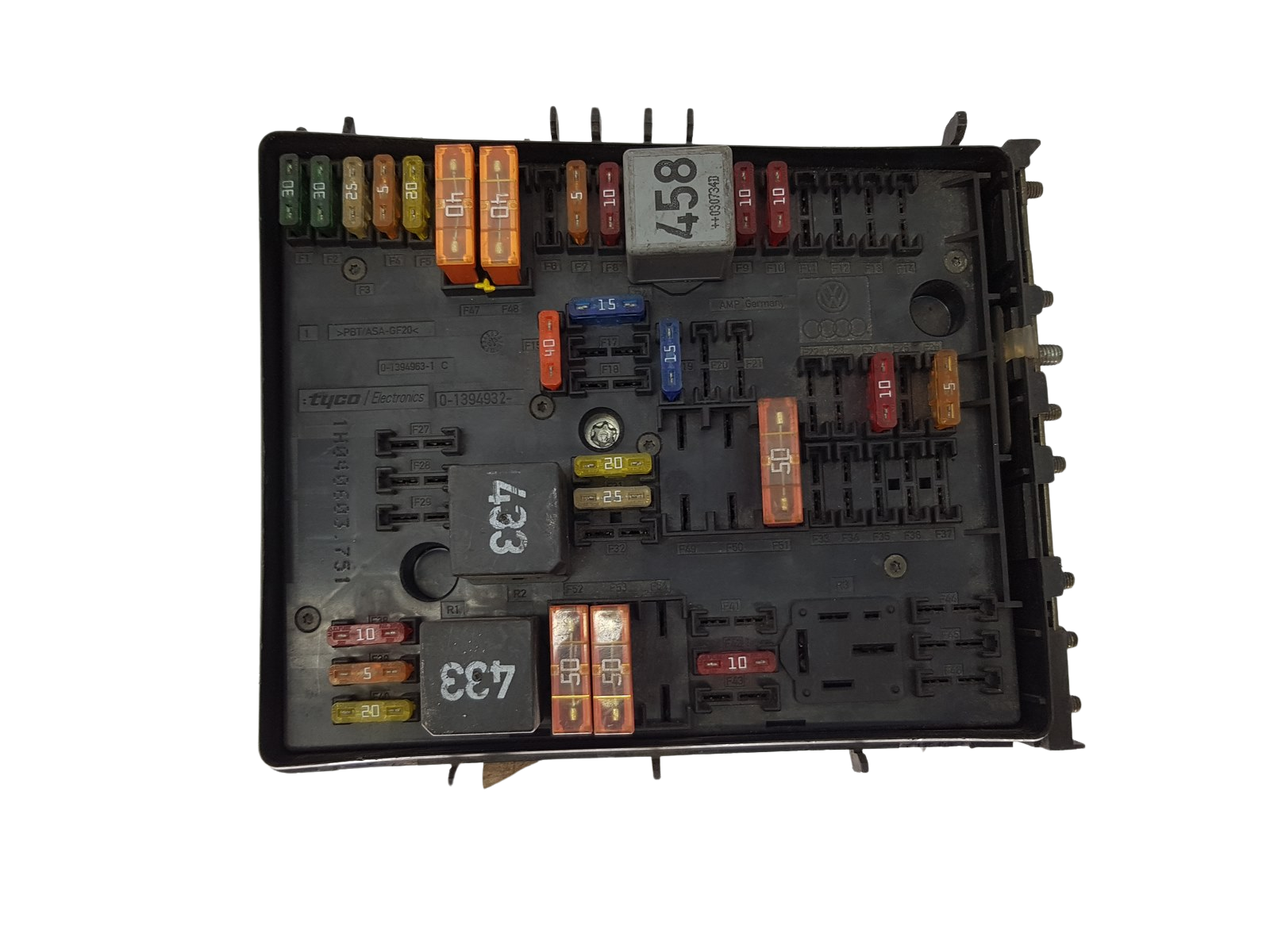 Caixa de fusíveis VW Audi 1K0937124H 0-1534502-1 20816 main product photo