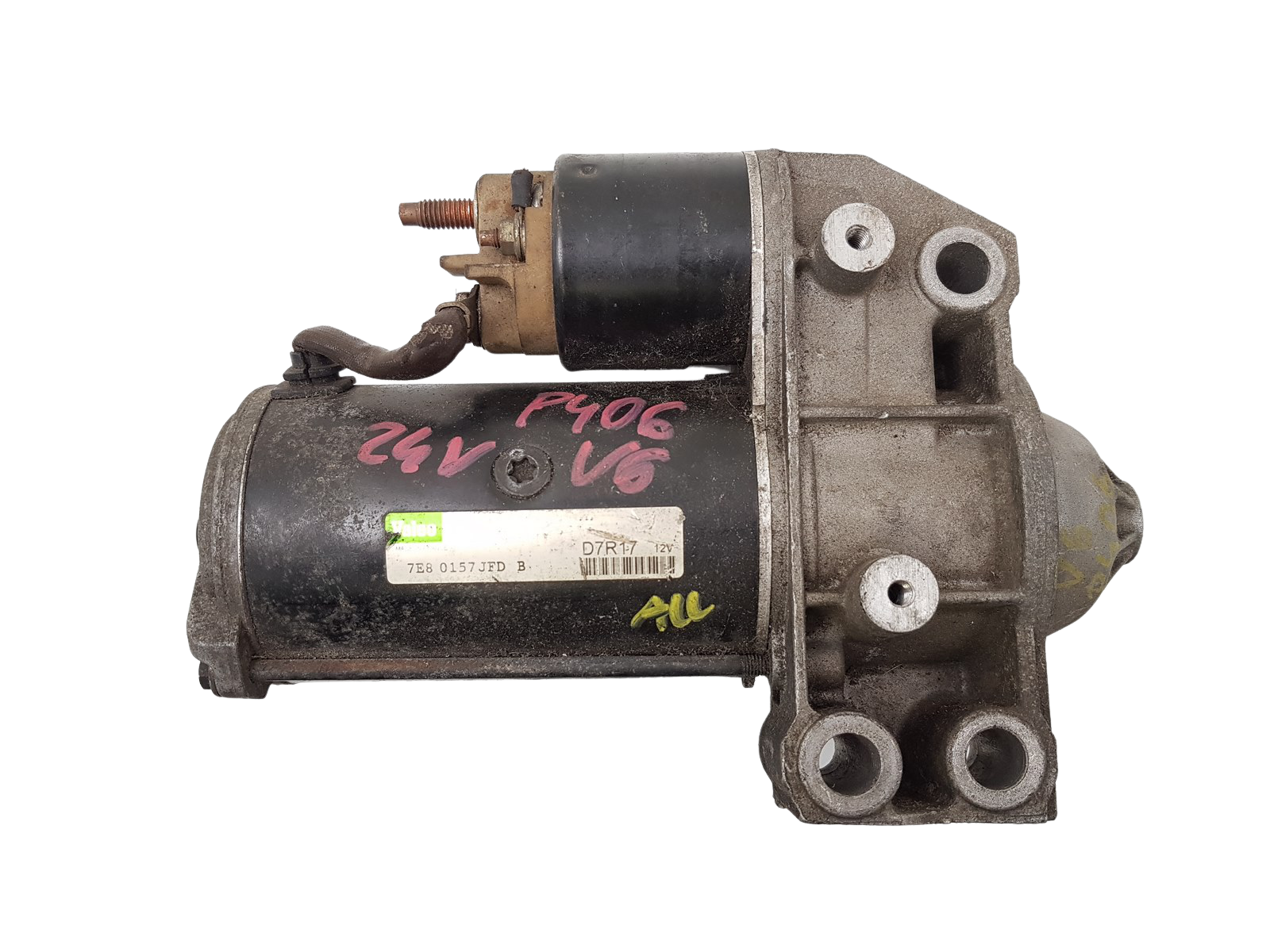 Motor de Arranque Renault PSA 9627267180 D7R17 3.0 V6 Valeo main product photo