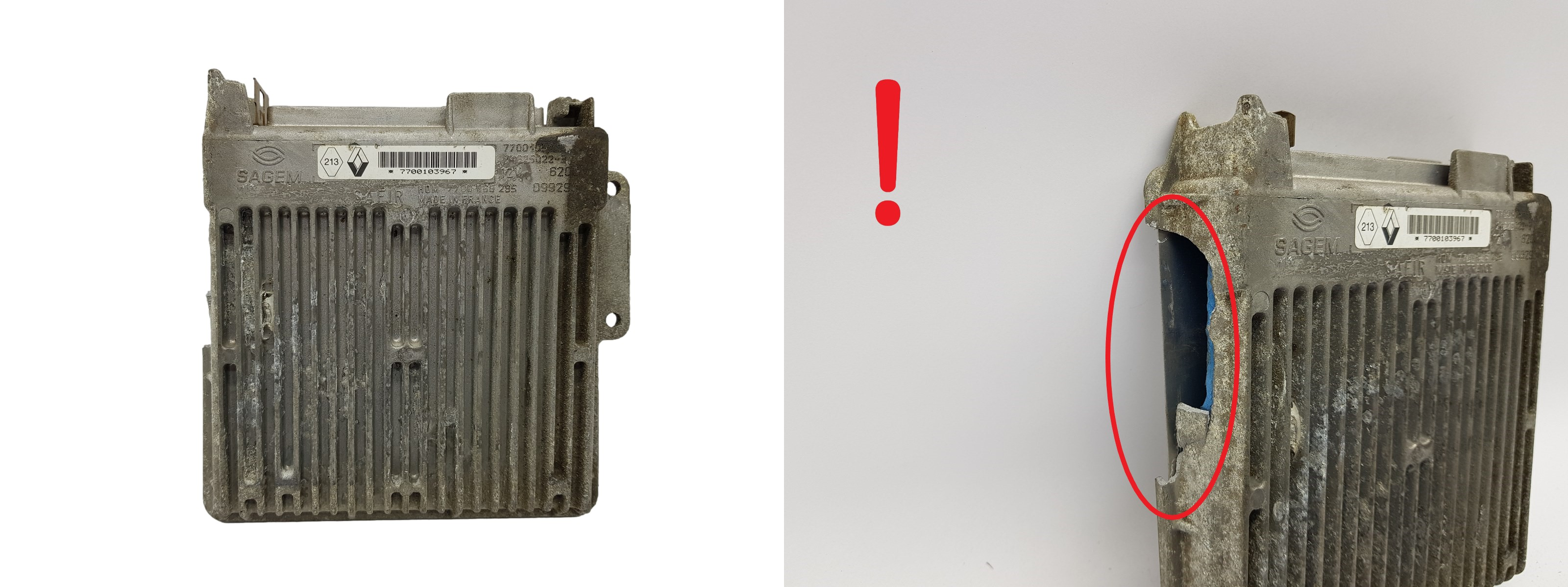 Unidade de Controlo 7700104483 7700868295 7700103967 Renault Sagem 3861 main product photo