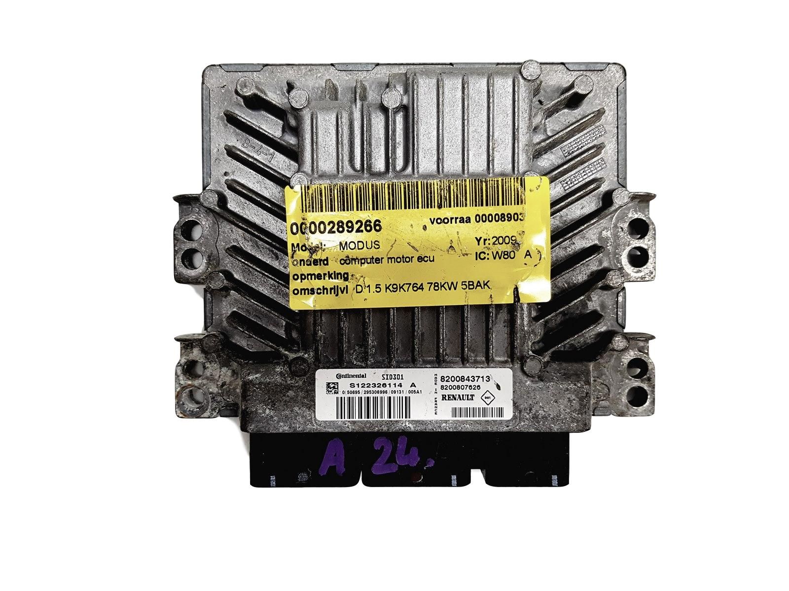Unidade de Controlo S122326114A SID301 8200843713 8200807626 Renault 11004s main product photo