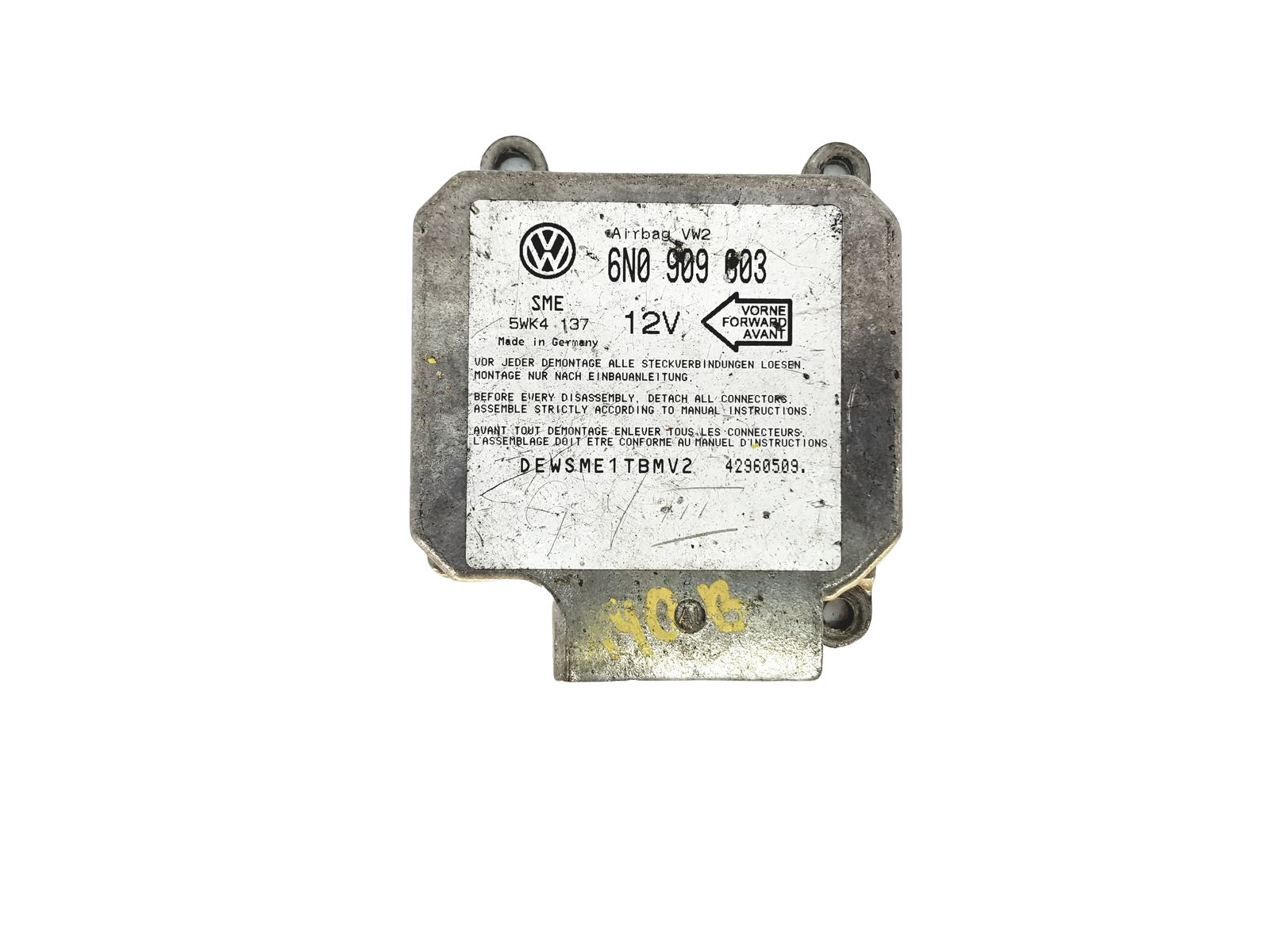 Módulo da unidade de controle 6N0909603 5WK4137 VW Siemens main product photo