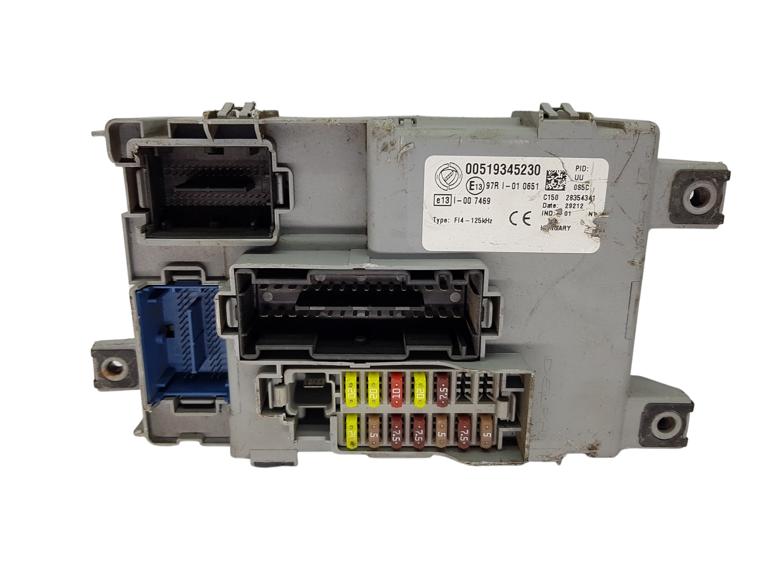 Unidade de Controlo BSI 00519345230 28354341 Fiat Delphi 20800 main product photo