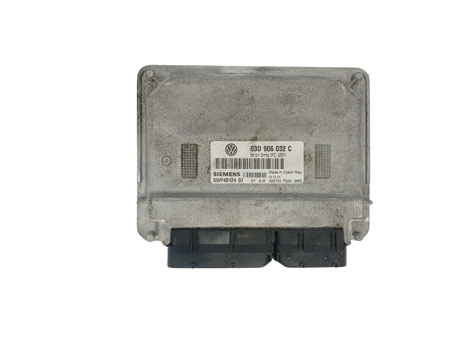 Unidade de Controlo VW 03D906032C 5WP40124 07 Siemens 45654 main product photo
