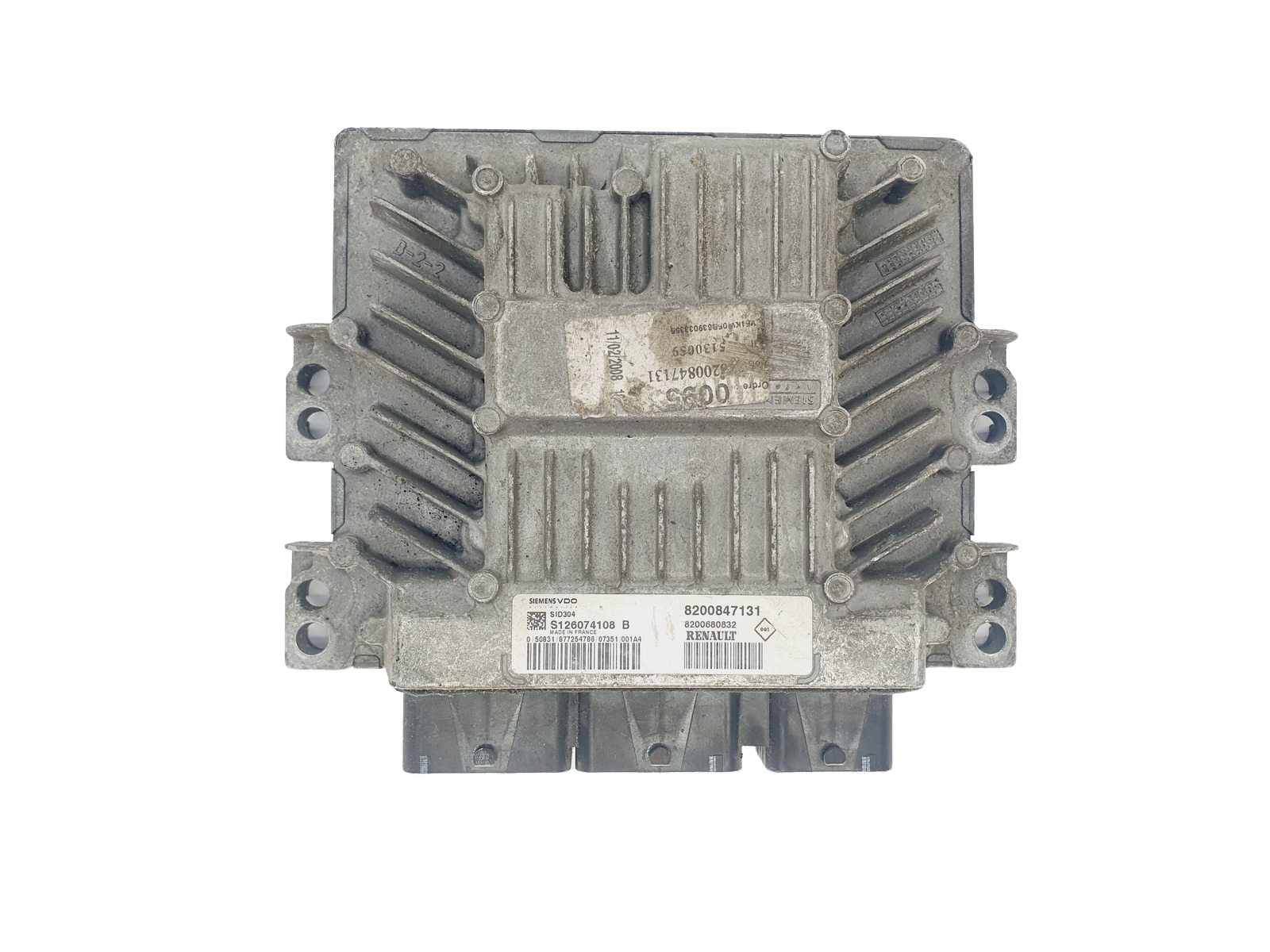 Unidade de Controlo S126074108B 8200847131 8200680832 Renault Siemens 47768 main product photo