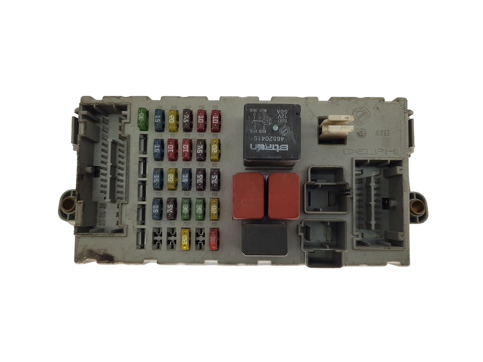 Caixa de fusíveis Fiat 46520600 CPL 46817785 NPL Delphi 20373 main product photo