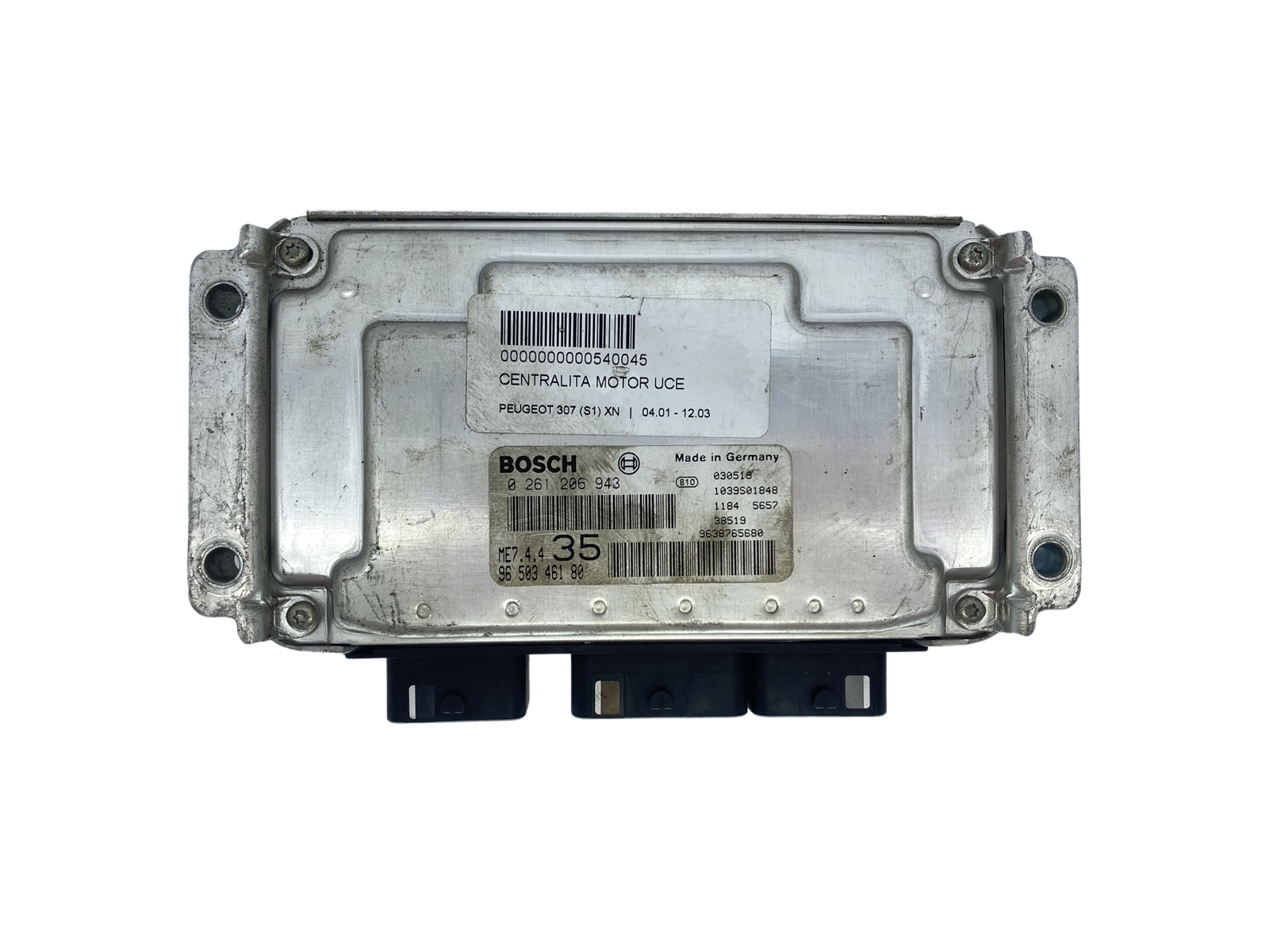 Unidade de Controlo 0261206943 9650346180 9638765680 PSA Bosch 63752 main product photo