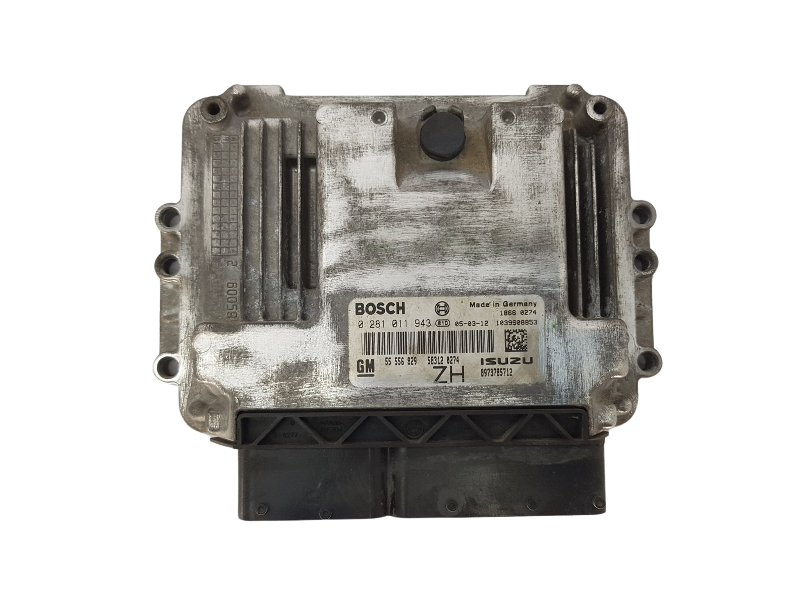 Unidade de Controlo 0281011943 55556829 8973785712 Opel Bosch GM Isuzu 3210 main product photo