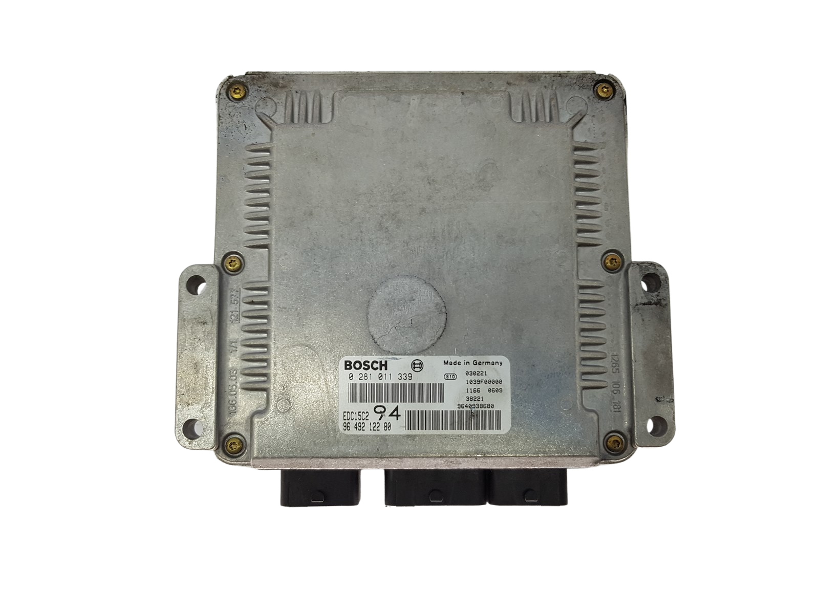 Unidade de Controlo 9649212280 0281011339 9640938680 PSA Bosch main product photo
