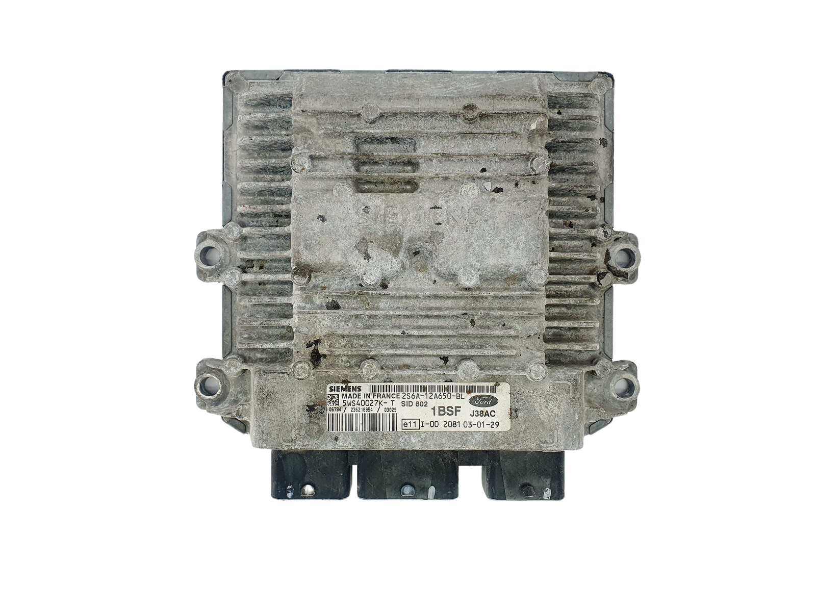Unidade de Controlo 2S6A-12A650-BL 5WS40027K-T SID 802 Ford Siemens 34341 main product photo