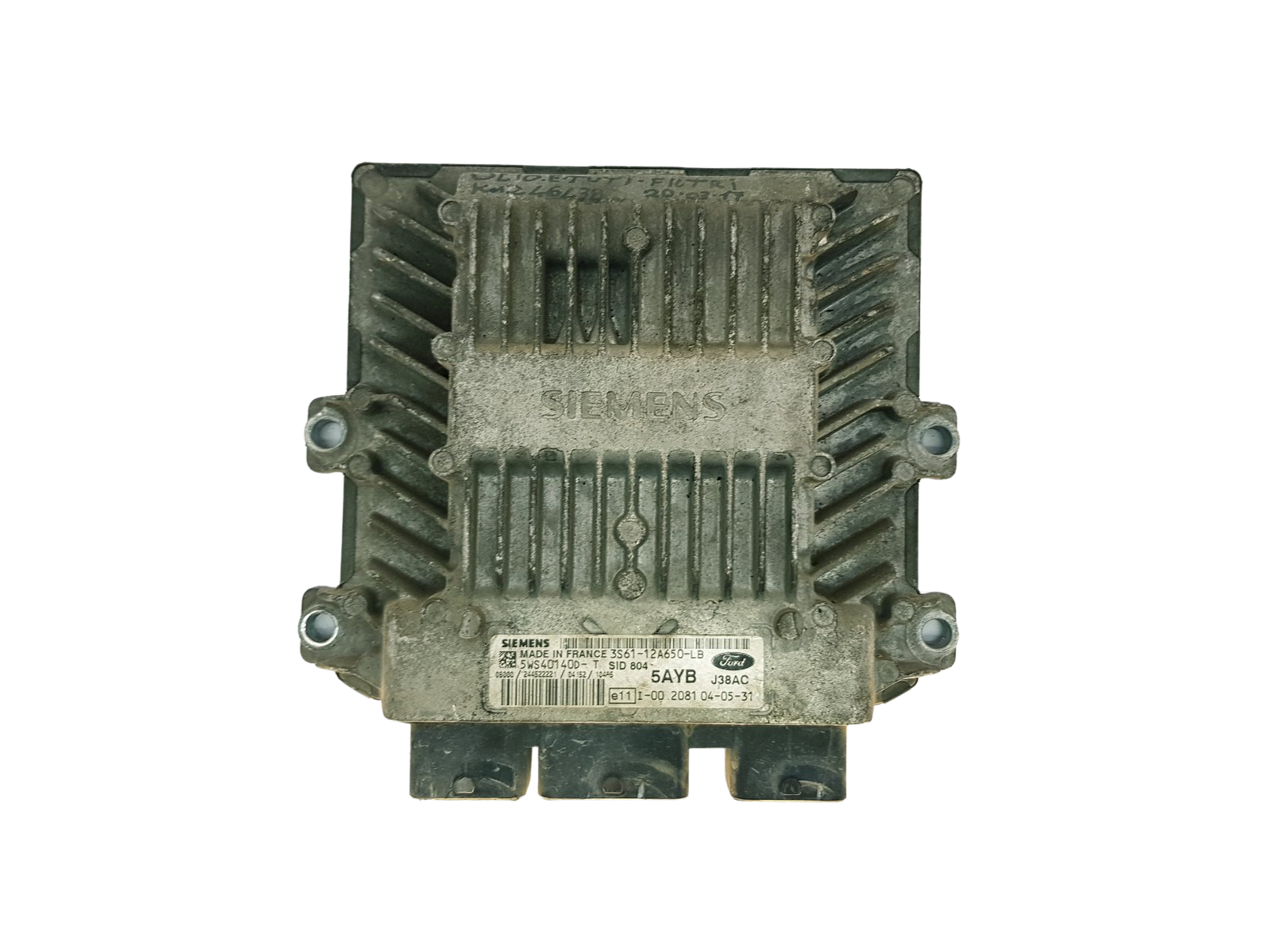 Unidade de Controlo 3S61-12A650-LB 5WS40140D-T SID 804 Ford Siemens 33010 main product photo