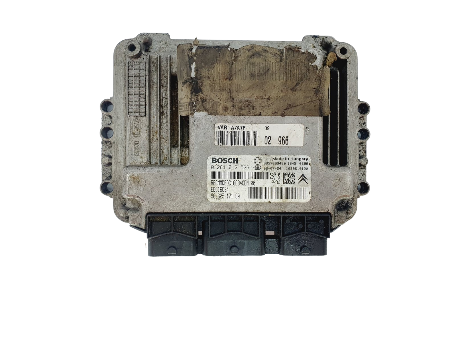 Unidade de Controlo 0281012526 9662517180 9657699480 PSA Bosch 47554 main product photo