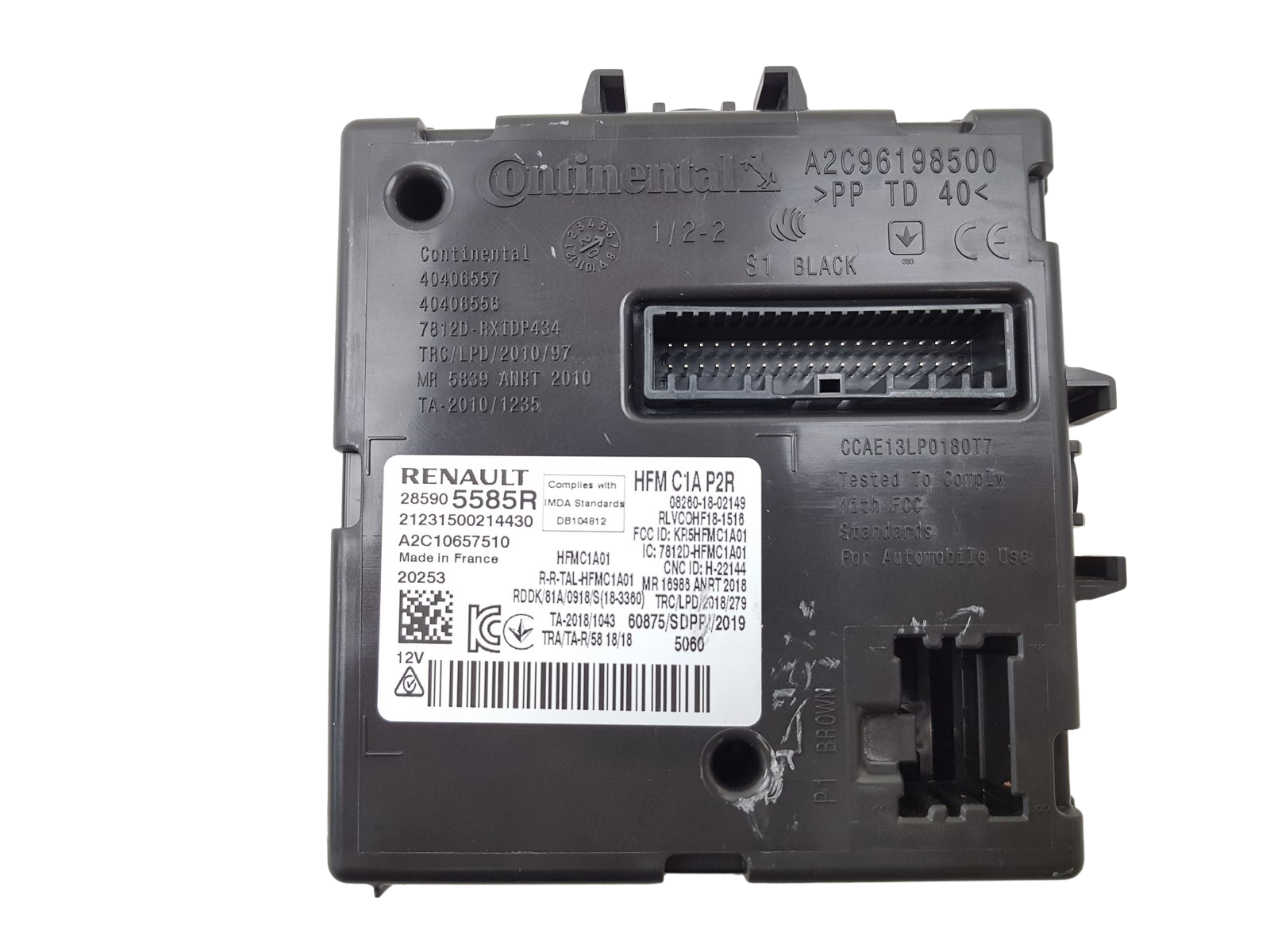 Módulo da unidade de controle Renault Clio 5 Zoe 285905585R A2C10657510 0km 27 main product photo