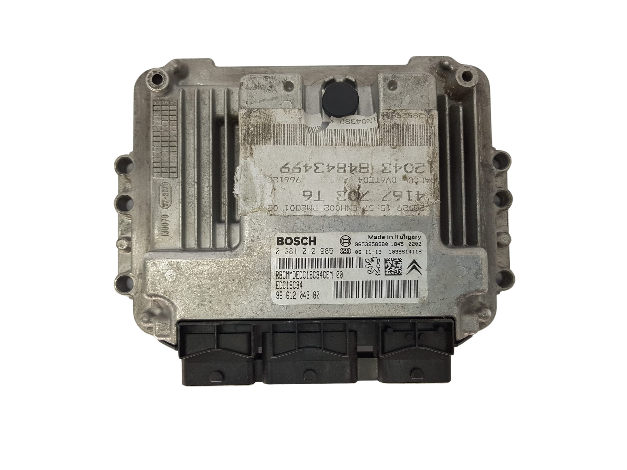 Unidade de Controlo 0281012985 9661204380 9653958980 PSA Bosch 3649 main product photo