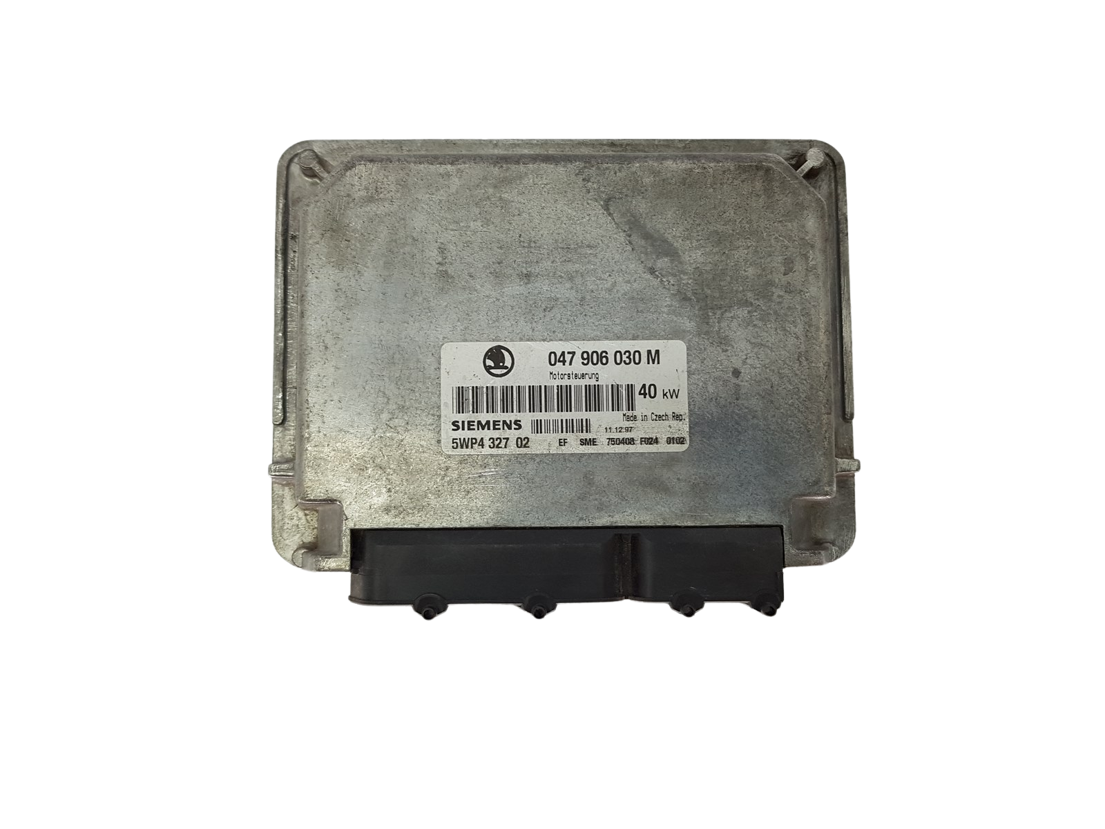 Unidade de Controlo do Motor ECU 047906030M 5WP4327 02 Skoda Siemens 17468 main product photo