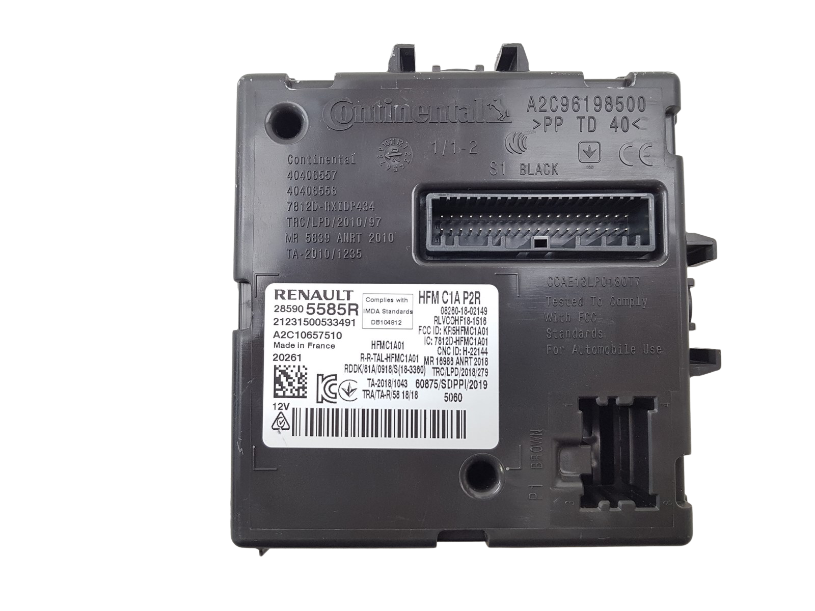 Módulo da unidade de controle Renault Clio 5 Zoe 285905585R A2C10657510 0km 30 main product photo