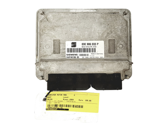 Unidade de Controlo 03E906033P 5WP40196 05 Seat Siemens 16824 main product photo
