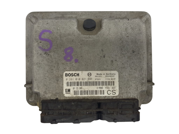 Unidade de Controlo do Motor ECU Opel 09133269CS 0281010021 Bosch 19158 main product photo