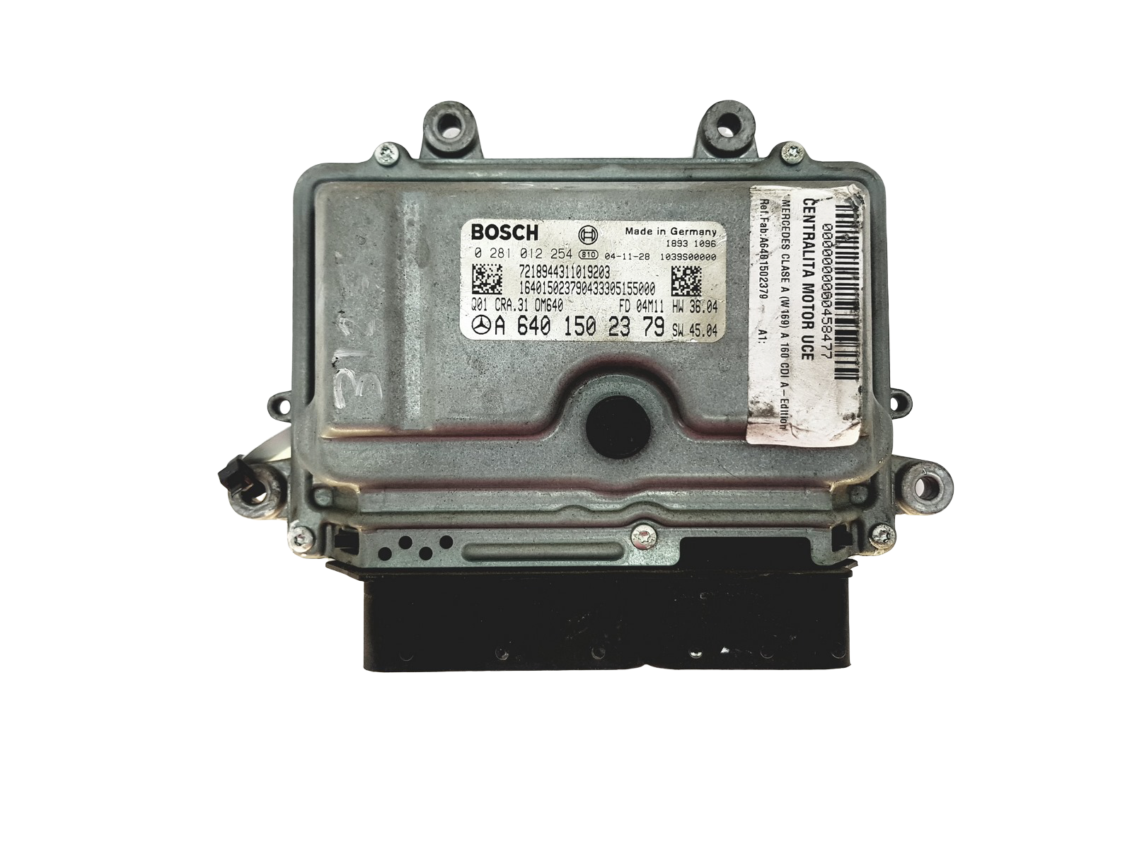 Unidade de Controlo A6401502379 0281012254 Mercedes Bosch 23874 main product photo